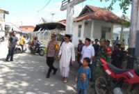 Bupati Touna Ilham Lawidu Saat Menghadiri Halal Bihalal Didesa Wakai Kecamatan Una-Una.