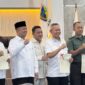 Bupati Touna, Ilham Lawidu Saat Menghadiri Rakor Bersama Menteri ATR/BPN di Palu.