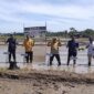 Gerakan Tanam Serentak 10.000 hektar di Lokasi Cetak Sawah Rakyat Desa Lemoro Kecamatan Tojo.