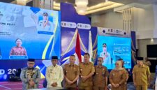 Wakil Bupati Touna, Surya Lapasiri Saat Menghadiri Musrembang RKPD Provinsi Sulawesi Tengah.