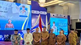 Wakil Bupati Touna, Surya Lapasiri Saat Menghadiri Musrembang RKPD Provinsi Sulawesi Tengah.