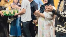 Suasana Syukuran di Kantor Damkar yang Berlokasi di Jalan Yos Sudarso Kecamatan Ampana Kota.