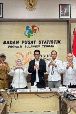 Memperkuat Sinergi Pemanfaatan Data, Wabup Touna Melakukan Audensi Ke BPS Sulteng