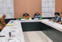 Bupati Ilham Lawidu Sambut Kunjungan Audensi Kakanwil Kemenkum Sulteng di Touna.