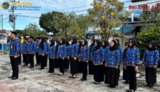 Kantor Pertanahan Toli-Toli Saat Menggelar Upacara Bendera Dalam Rangka Memperingati Harkitnas Ke-118 Tahun.