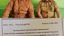 Kelurahan Labiabae Terima Bantuan Sapi Kurban Presiden Republik Indonesia.