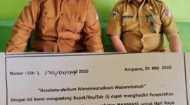 Kelurahan Labiabae Terima Bantuan Sapi Kurban Presiden Republik Indonesia.