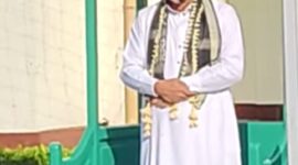 Bupati Ilham Lawidu Saat Bertindak Sebagai Khotib Pelaksanaan Sholat Idul Adha di Lapas Ampana.