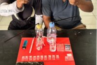 Dua Orang Pria Penyalahgunaan Sabu Berhasil Di Amankan Polres Touna.