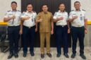 Bupati Touna, Ilham Lawidu Saat Foto Bersama Dengan Kalapas Ampana Febriansyah.