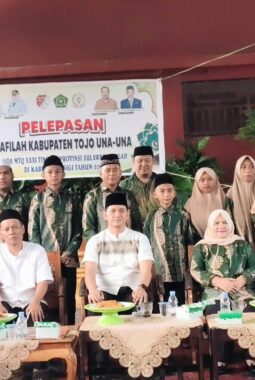 Wabup Melepas 19 Kafilah Asal Touna Untuk Mengikuti MTQ di Kabupaten Sigi