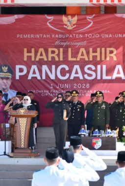 Pemda Touna Gelar Upacara Peringatan Hari Lahir Pancasila