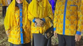 Bupati Ilham Lawidu dan Wakil Bupati Surya Lapasiri Saat Menghadiri Pembukaan MTQ di Kabupaten Sigi.