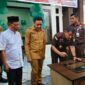 Bupati Touna, Ilham Lawidu Saat Menghadiri Peresmian Gedung PTSP Klinik dan Ruangan IAD di Kejaksaan.