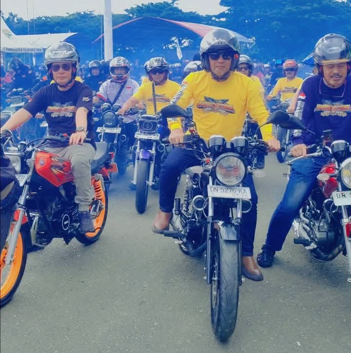 Bupati Ilham Lawidu Sambut Hangat Jambore Yamaha RX King Indonesia di Touna.
