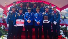 Peringatan HUT Damkar dan Satpol-pp di Kabupaten Toli-Toli dihadiri Langsung Oleh Bupati Touna.