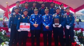 Peringatan HUT Damkar dan Satpol-pp di Kabupaten Toli-Toli dihadiri Langsung Oleh Bupati Touna.