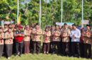 Wakil Bupati, Surya Lapasiri Pimpin Upacara Pembukaan Perkemahan Satuan Karya Bakti Husada di SMK Negeri Ampana Kota.