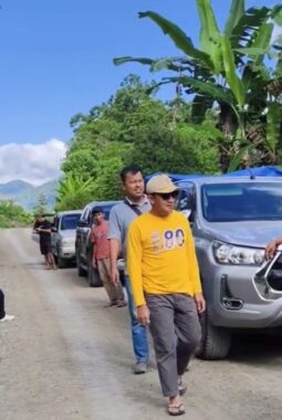 Bupati Touna Tinjau Jalan Penghubung Dataran Bulan