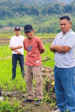 Bupati Tinjau Lokasi Perencanaan Pembangunan Irigasi di Desa Mpoa