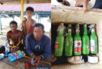 Tiga Pelaku Beserta Babuk Berhasil di Amankan Satpolairud Polres Touna Didesa Pautu Kecamatan Talatako.