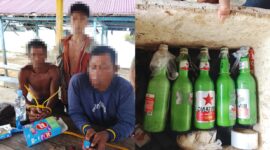 Tiga Pelaku Beserta Babuk Berhasil di Amankan Satpolairud Polres Touna Didesa Pautu Kecamatan Talatako.