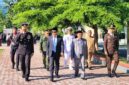 Bupati, Ilham Lawidu Hadiri Upacara dan Syukuran Hari Bhayangkara Ke-80 di Polres Touna.