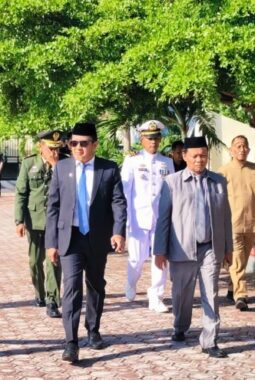 Bupati Touna Hadiri Upacara dan Syukuran Hari Bhayangkara