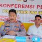 Konferensi Pers Pengungkapan Kasus Tindak Pidana Pencurian Yang Terjadi di Kantor PKK Touna.