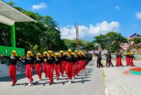 Calon Anggota Paskibraka Saat Melakukan Latihan.