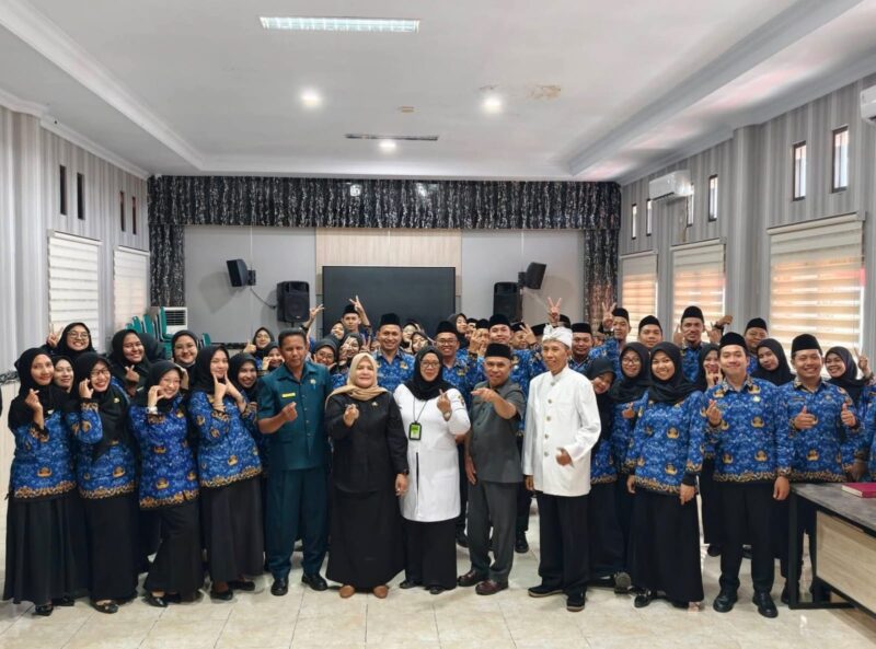 Wakil Bupati Touna, Surya Lapasiri Lantik dan Mengambil Sumpah Jabatan Pejabat Fungsional.