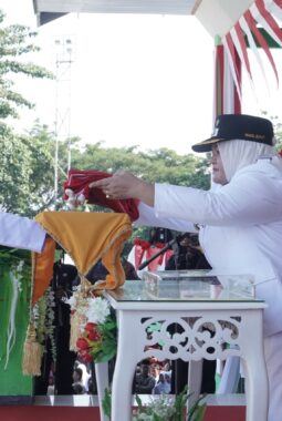 Pemda Touna Gelar Upacara Pengibaran Bendera Merah Putih