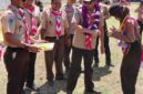 Bupati Ilham Lawidu Saat Menghadiri Kemah Kembara di Desa Olilan Kecamatan Walea Kepulauan Dalam Rangka Memperingati Hari Pramuka Ke-65 Tahun.
