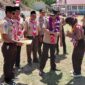 Bupati Ilham Lawidu Saat Menghadiri Kemah Kembara di Desa Olilan Kecamatan Walea Kepulauan Dalam Rangka Memperingati Hari Pramuka Ke-65 Tahun.