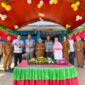 Wakil Bupati Touna, Surya Lapasiri Saat Menghadiri Peringatan HUT Ke-69 SMP Negeri 1 Ampana Kota.