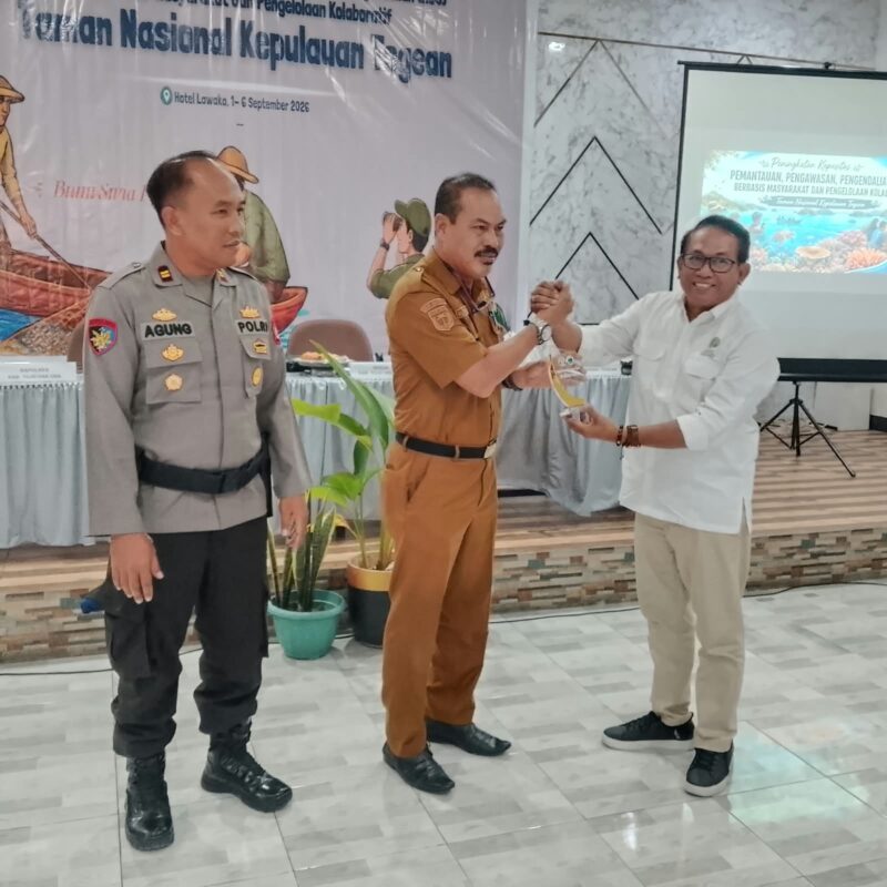 Pelatihan yang di gelar BTNKT Touna bersama Asean Enmaps berlangsung selama enam hari guna memperkuat kemampuan masyarakat dalam memantau dan mengawasi kawasan TNKT.