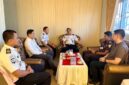 Kalapas Ampana, Febriansyah Saat Menerima Kunjungan Kejari Touna Baru David Razi Bersama Para Kasi.
