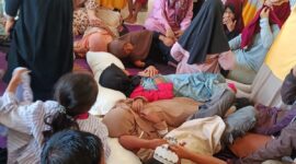 Para Siswa SDN Desa Tatari Kecamatan Tojo Barat Saat Mengalami Keracunan Usai Konsumsi MBG