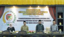 Rapat Paripurna Penandatanganan Persetujuan Bersama Atas Rancangan Peraturan Daerah Tentang Perubahan APBD 2026.