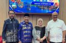 Wabup Touna, Surya Lapasiri Saat Menghadiri Rapat Koordinasi Percepatan Pertumbuhan Ekonomi di Makassar.