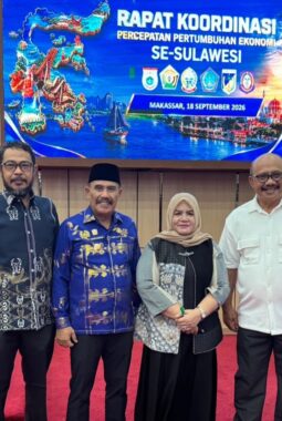 Wabup Touna Hadiri Rakor Percepatan Pertumbuhan Ekonomi se-Sulawesi di Makassar 