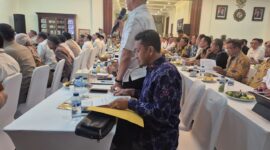Bupati Touna, Ilham Lawidu Saat Menghadiri Rakor Program Khusus Pemerintah Untuk Bioetanol di Jakarta.