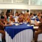 Bupati Touna, Ilham Lawidu Saat Menghadiri Rapat Koordinasi Percepatan Program 3 Juta Rumah di Rujab Gubernur Sulteng.