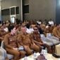 Bupati Touna, Ilham Lawidu Saat Menghadiri Gerakan Gerakan Usaha Berani Ekspor di Millinea Grand Ballroom di Kota Palu.