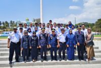 Bupati Touna, Ilham Lawidu Saat Menghadiri Harbubnas di Kabupaten Banggai.
