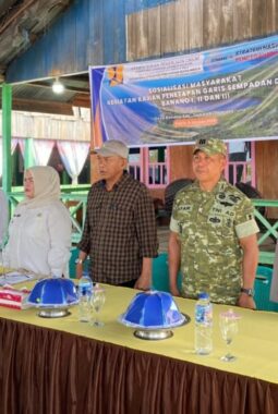 Wabup Touna Hadiri Sosialisasi Kajian Penetapan Garis Sempadan Danau Banano