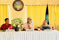 BNNK Touna gelar rapat sinergi bersama stakeholder dalam rangka memperkuat pemberdayaan masyarakat.