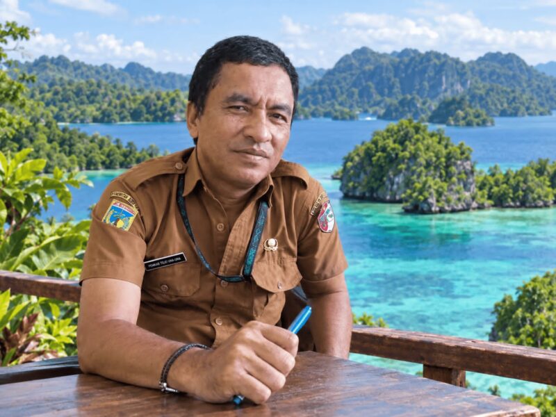 Kepala Dinas Pariwisata Kabupaten Touna, Asrin Soga.